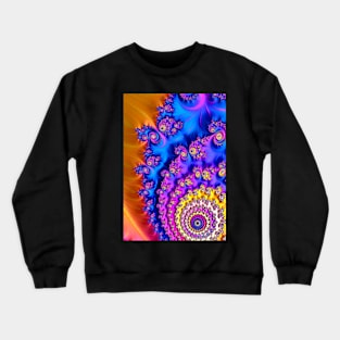 “Watercolor Fractal” Crewneck Sweatshirt